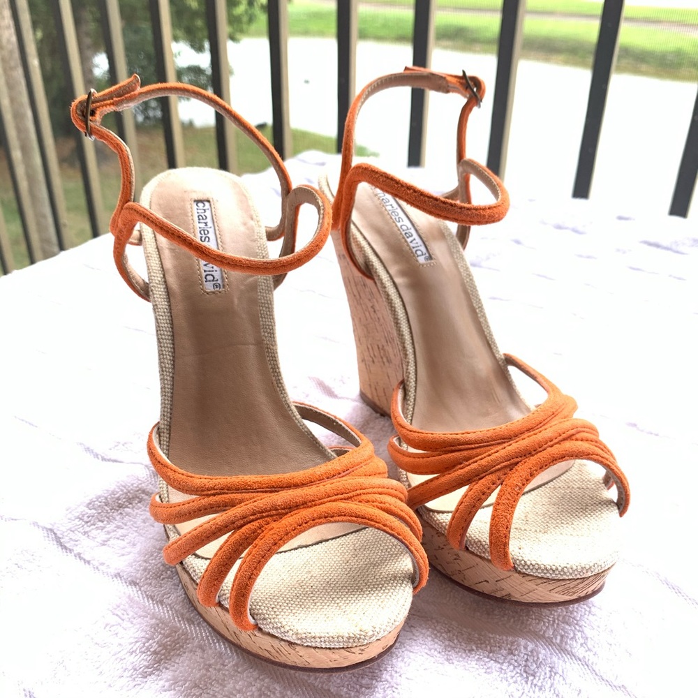 Charles David Wedge sandals 8.5